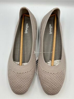 NEW Sample Allbirds Tree Breezer Ballet Flat Zen Mauve Look Gray Womens 7 Knit